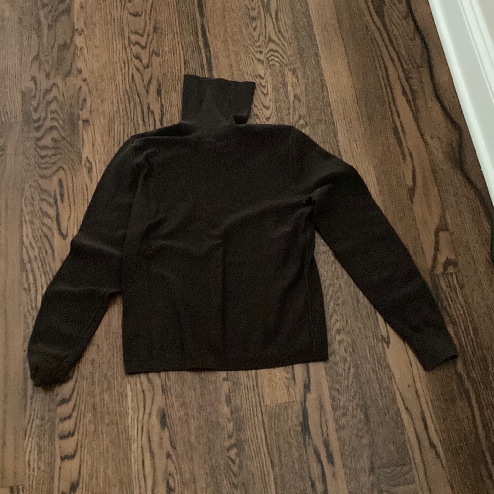 Brown turtleneck